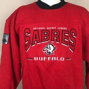Lee Red Buffalo Sabres Crewneck Sweater